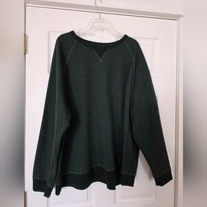Faded Glory Dark Green Pullover Sweatshirt Mens Size 3X 54-56